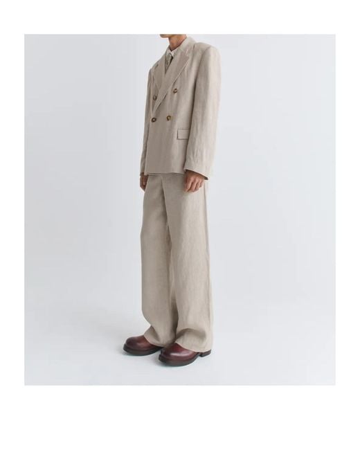 Séfr Natural Séfr Donovan Double-Breasted Blazer for men