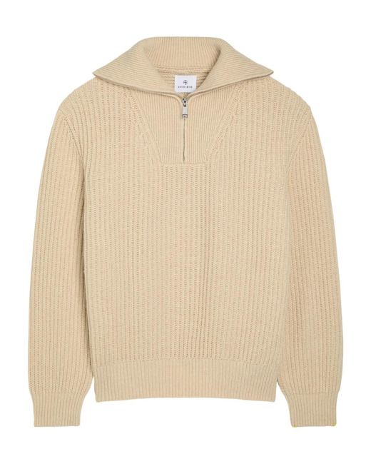 Anine Bing Natural Long-Sleeved Knitwear