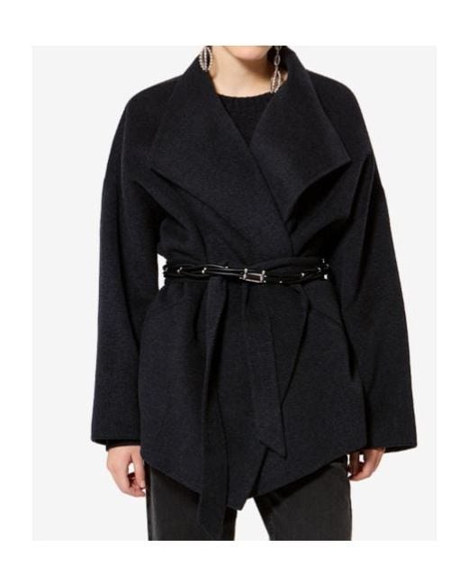 Isabel Marant Blue Ceaton Coat