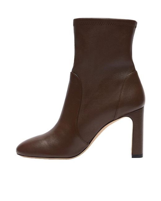 Stuart Weitzman Brown Babette Bootie 85