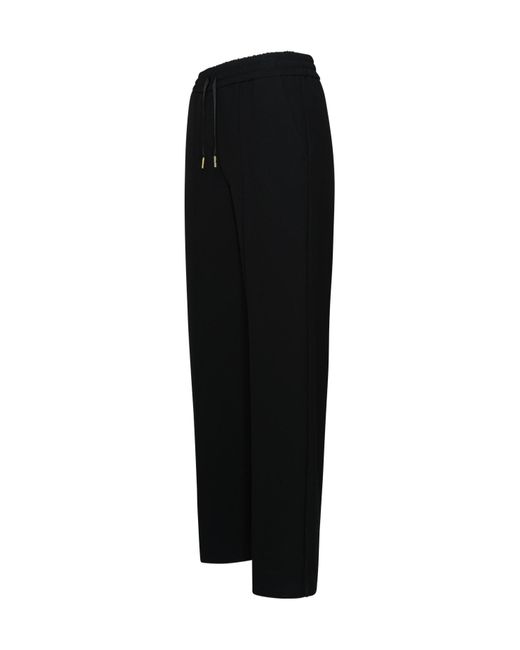 A.P.C. Black Wide-Leg Trousers