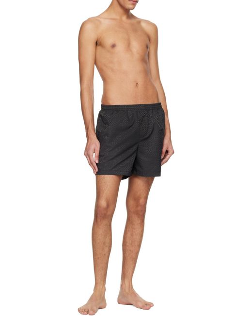 Casablanca Black Logo-Printed Shorts for men