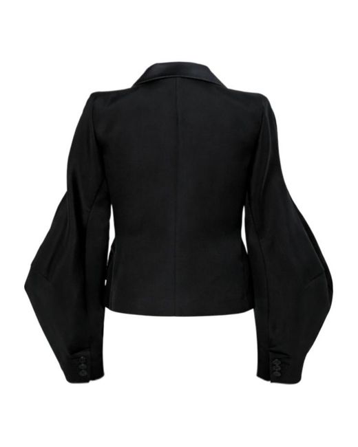 Sacai Black Double-Faced Double-Breasted Jacket