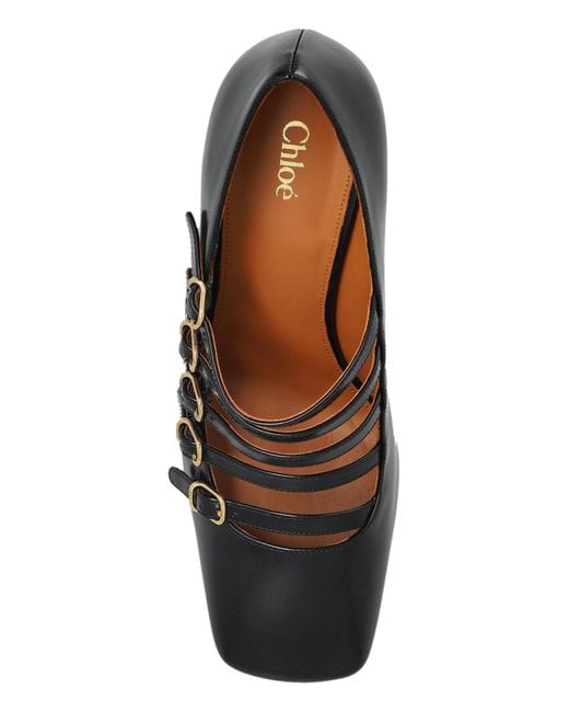 Chloé Black Janis Pump