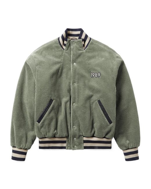 1989 STUDIO Green Saturday Night Corduroy Coat for men