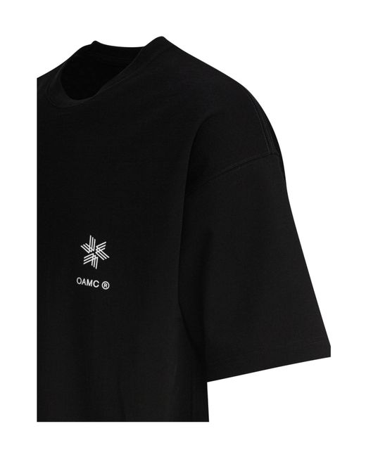 Goldwin Black Logo Graphic T-Shirt for men