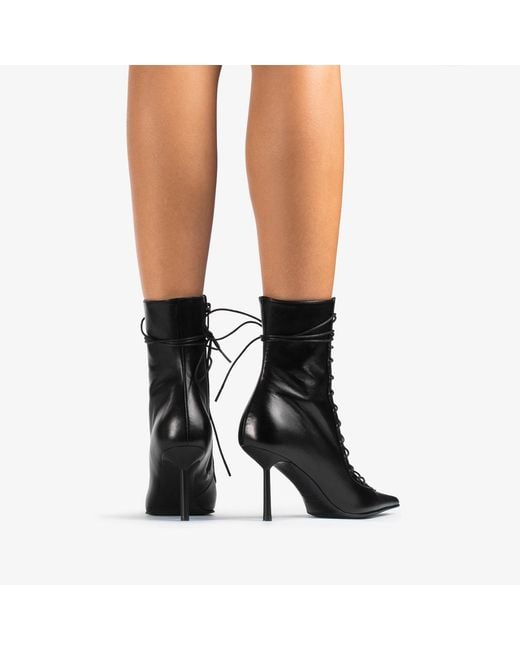 Le Silla Black 140Mm Leather Pumps
