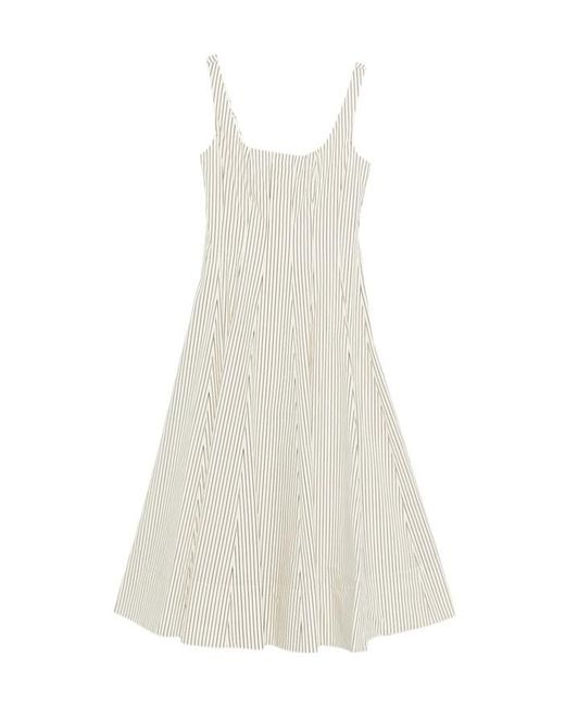 Staud White Wells Dress