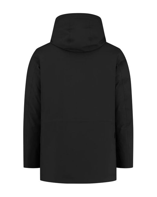 Woolrich Black Arctic Stretch Down Parka for men