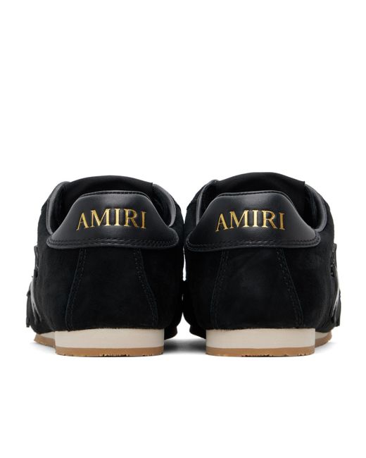 Amiri Black Mesh Flat Sneakers