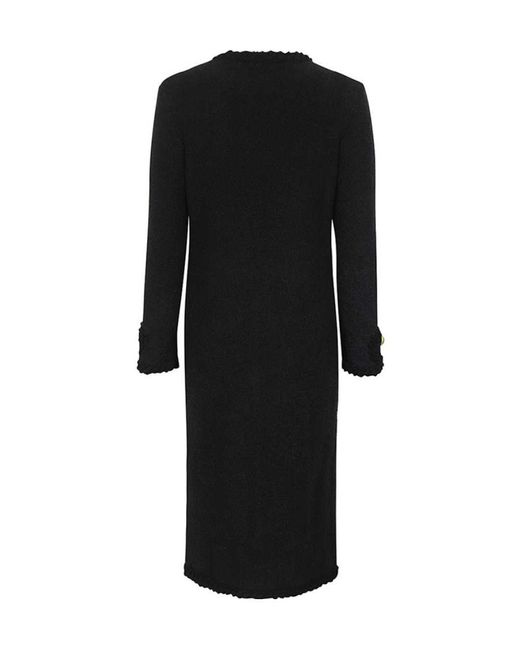 Moschino Black Double Breasted Coat