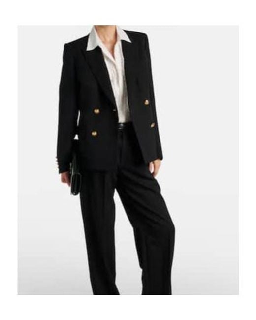 Nili Lotan Black Button-Down Blazer