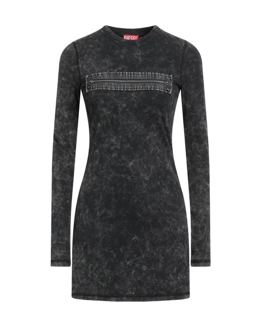 DIESEL Black Fitted Dress