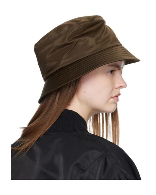 Sacai Black Single Brim Pocket Fisherman Hat
