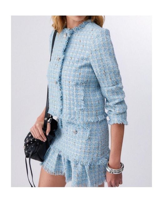 Liu Jo Blue Buttoned Jacket