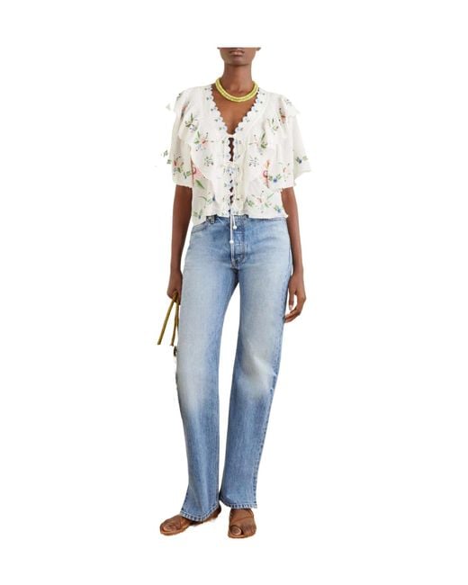 Sea White Serafina Blouse