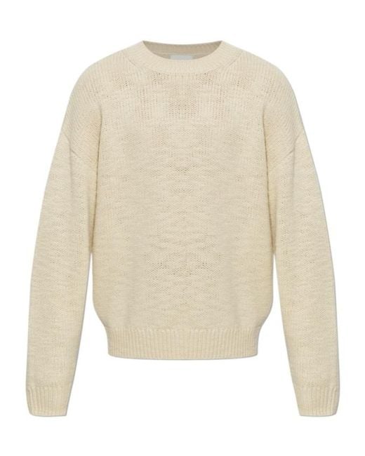 Isabel Marant White Long-Sleeve Knit Top for men