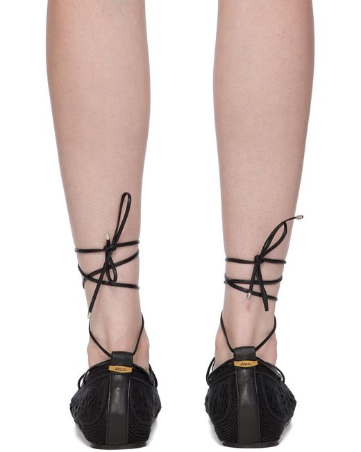 Isabel Marant Black Belna Ballet Flats