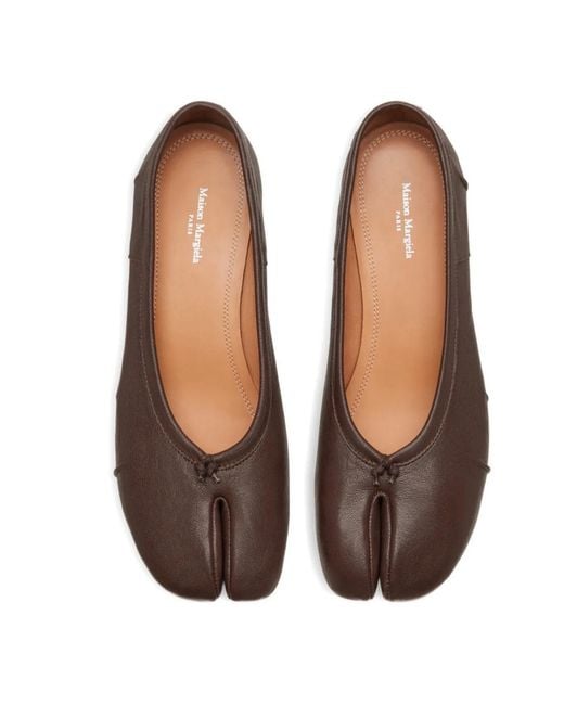 Maison Margiela Brown Tabi Toe Heeled Shoes