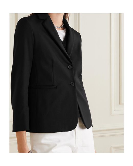 The Row Blue Single-Breasted Blazer