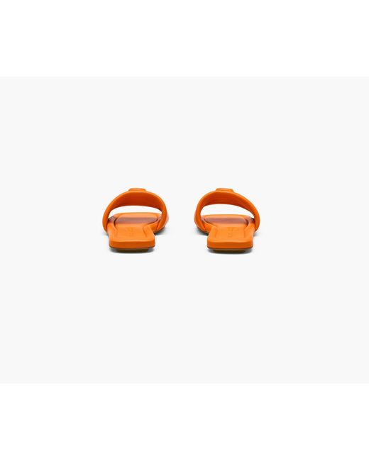Marc Jacobs Orange Logo Slippers
