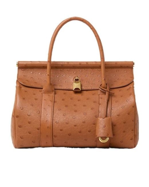 Loro Piana Brown Loom Bag L25
