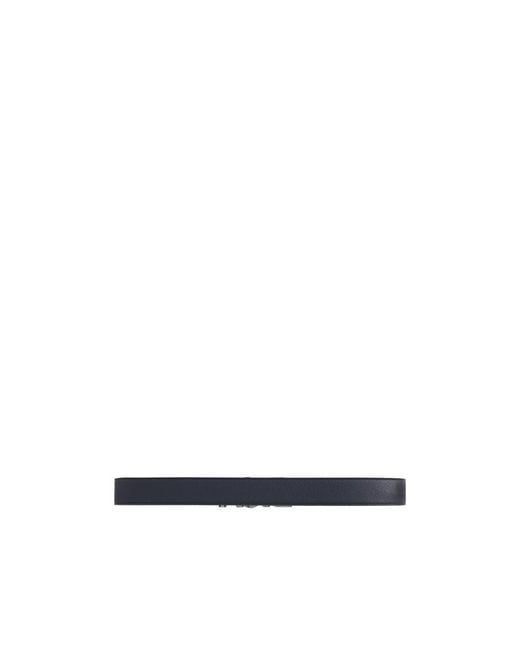 Dior White Homme Logo Plaque Belt for men