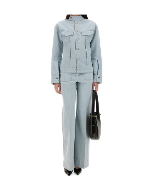 Victoria Beckham Blue Alina Jeans