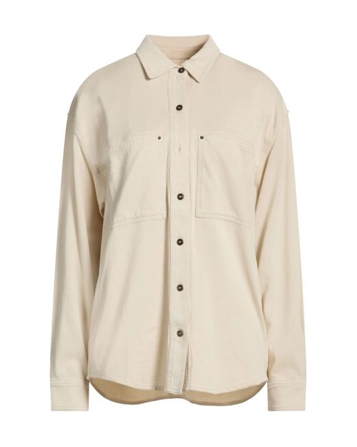 Isabel Marant White Solid Plain Long Sleeve Shirt
