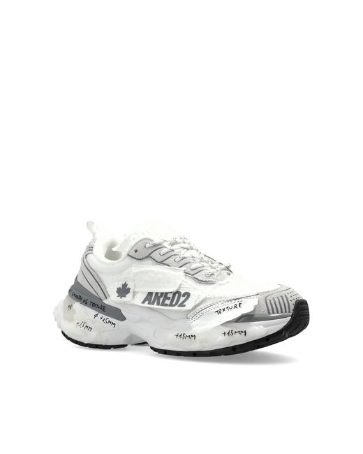 DSquared² White Faster Sneakers