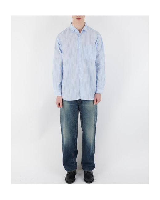 Nanamica Blue Selvedge Denim Pants for men