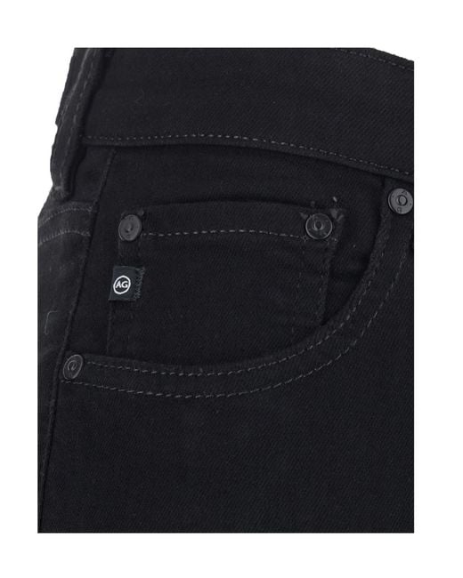 AG Jeans Black Belt-Loop Jeans for men