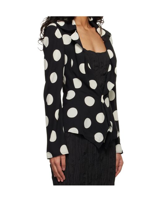 Junya Watanabe Black Printed Blazer