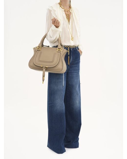 Chloé Natural Chloé Marcie Medium Tote Bag