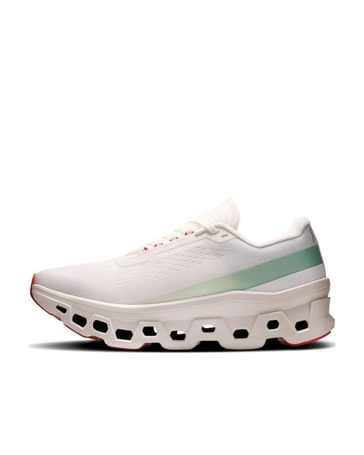 On Shoes White Lightweight And Cushioning Running Shoes