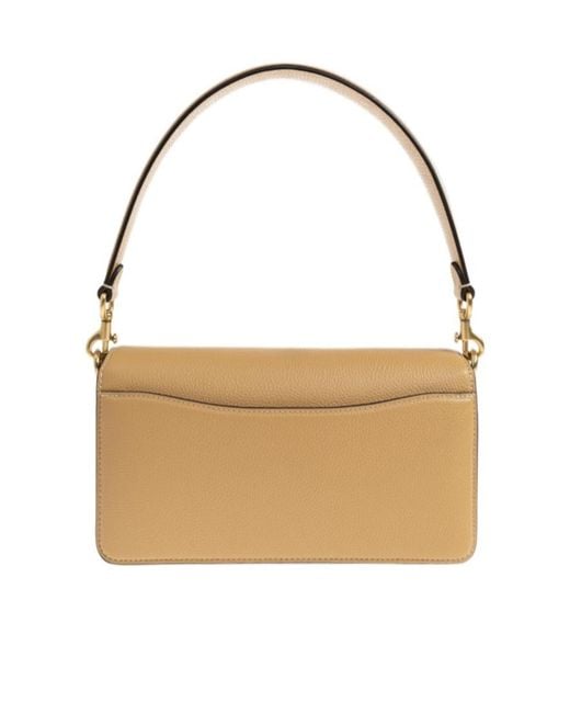 COACH Metallic Tabby Leather Shoulder Bag