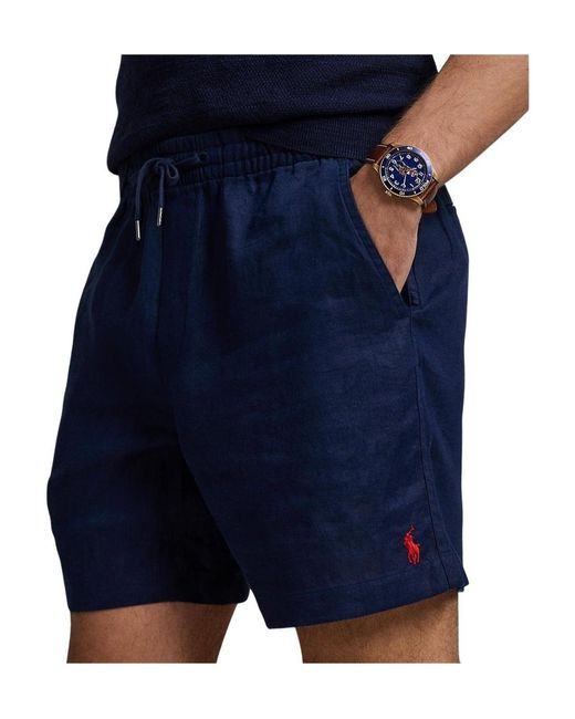 Polo Ralph Lauren Blue Polo Prepster Shorts for men
