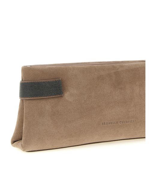 Brunello Cucinelli Natural Essence Clutch Bag