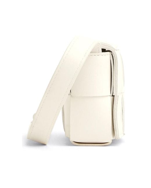 Bottega Veneta Natural Cassette Mini Crossbody Bag