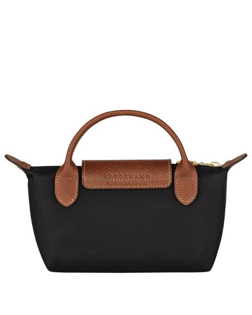 Longchamp Blue Le Pliage Zipped Tote Bag