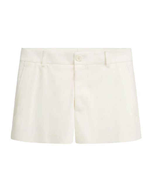 Dior White Médaillon Shorts