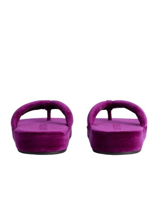 Balenciaga Purple Jet Lag Thongs