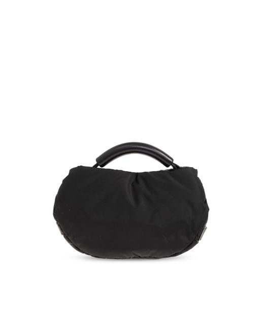 Moschino Black Handle Me Top Handle Tote Bag
