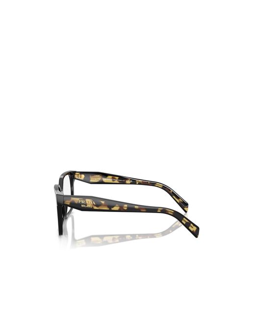 Prada White Eyewear Square Frame Glasses
