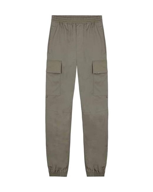Represent Gray Elastic-Waist Cargo Pants for men