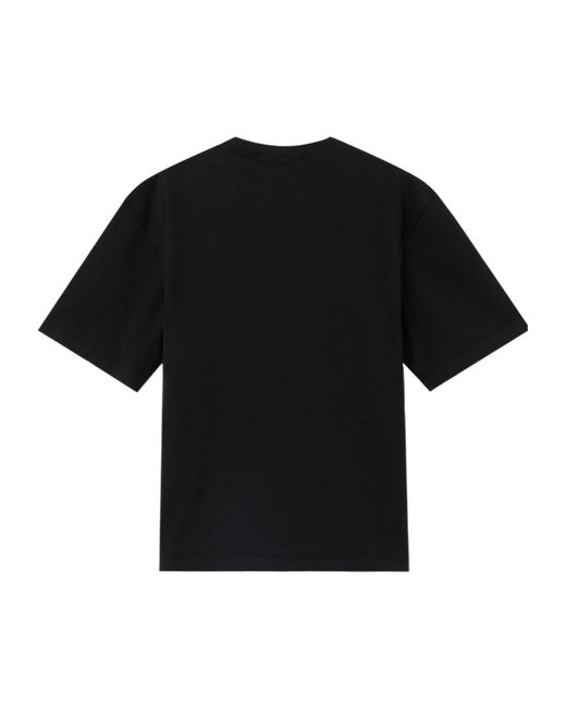 Stone Island Black Regular-Fit Short-Sleeve Crewneck Sweatshirt for men