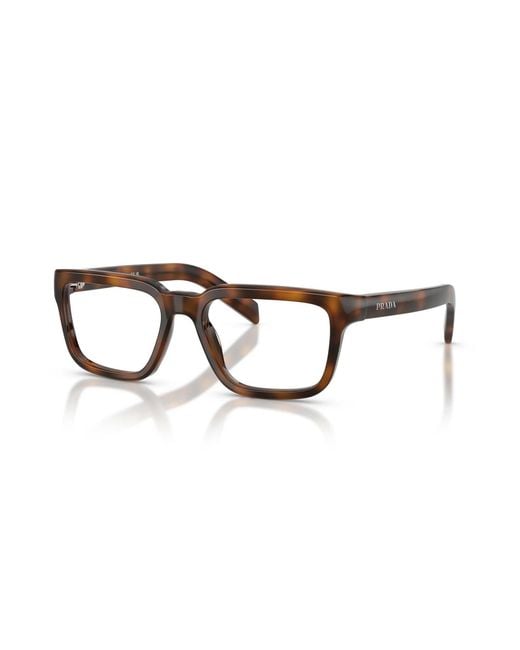 Prada White Eyewear D-Frame Glasses