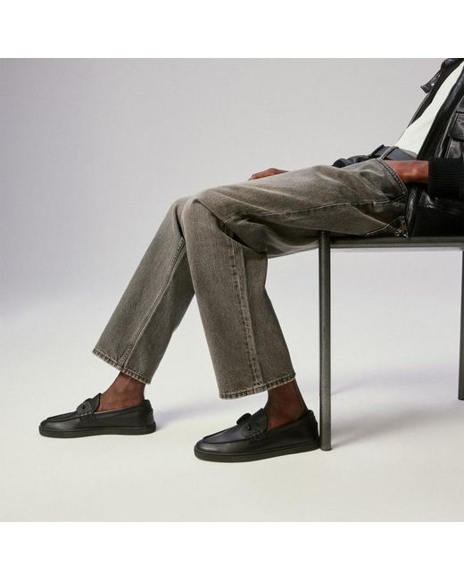 Christian Louboutin Black Chambeliboat Slip-On Loafers for men