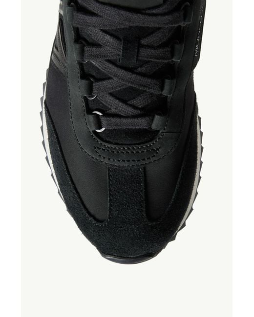 Moncler Black Pacey 2 Lace-Up Sneakers for men