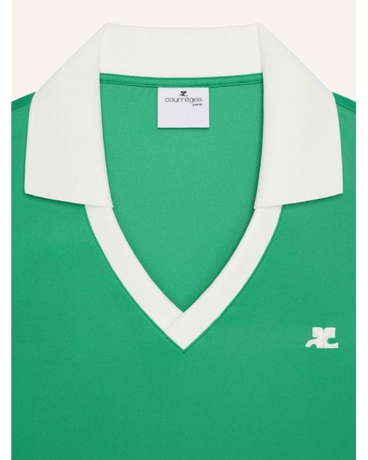 Courreges Green Polo Uniform
